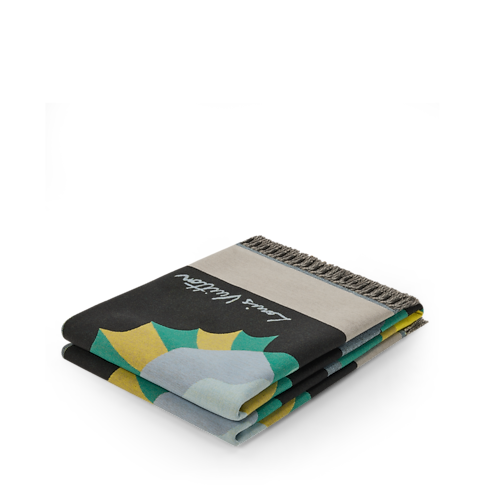 Animali Fantastici Fish Throw Blanket in Trunks, Travel and Home's Home and Art of Dining Home Textile collections by Louis Vuitton (Product zoom)