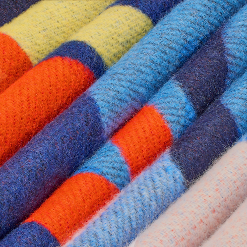 Animali Fantastici Flowers Throw Blanket in Trunks, Travel and Home's Home and Art of Dining Home Textile collections by Louis Vuitton (Product zoom)