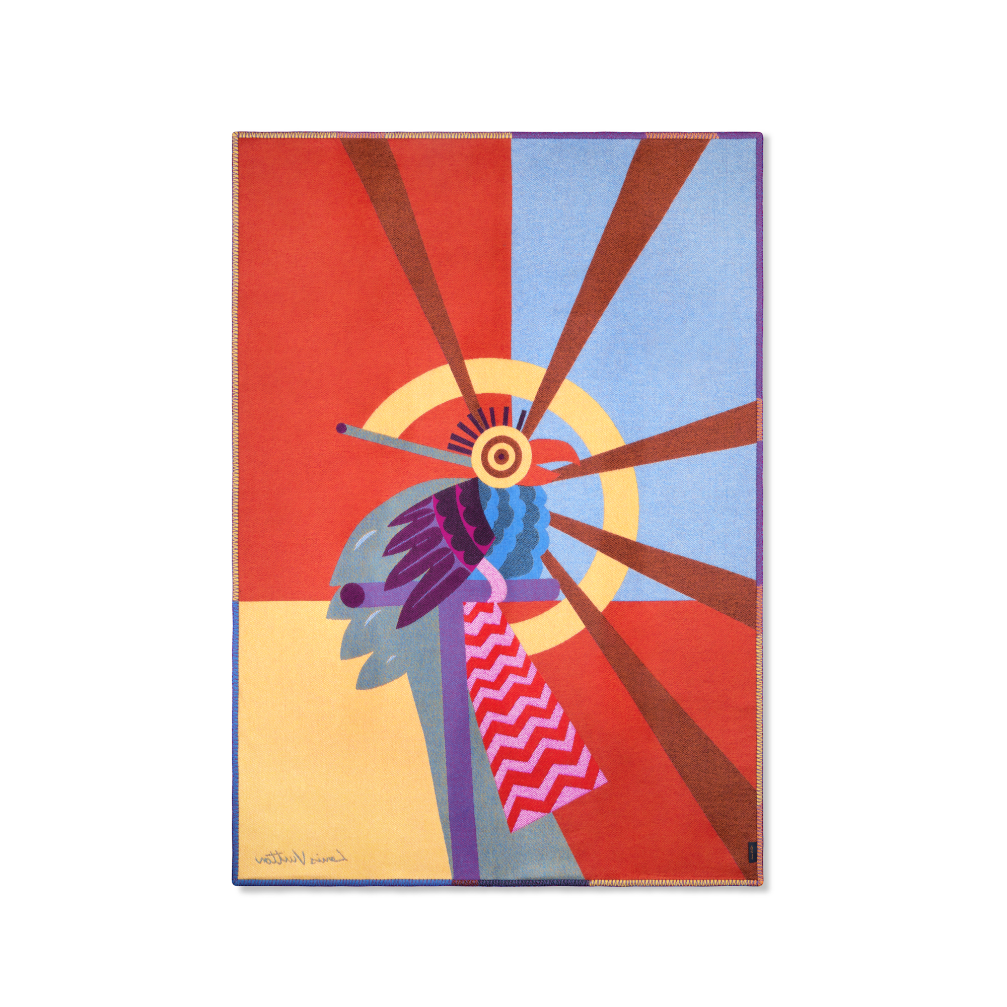 Animali Fantastici Parrot Throw Blanket  in Trunks, Travel and Home