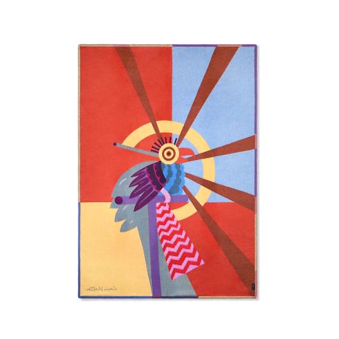 Animali Fantastici Parrot Throw Blanket in Trunks, Travel and Home's Home and Art of Dining Home Textile collections by Louis Vuitton (Product zoom)