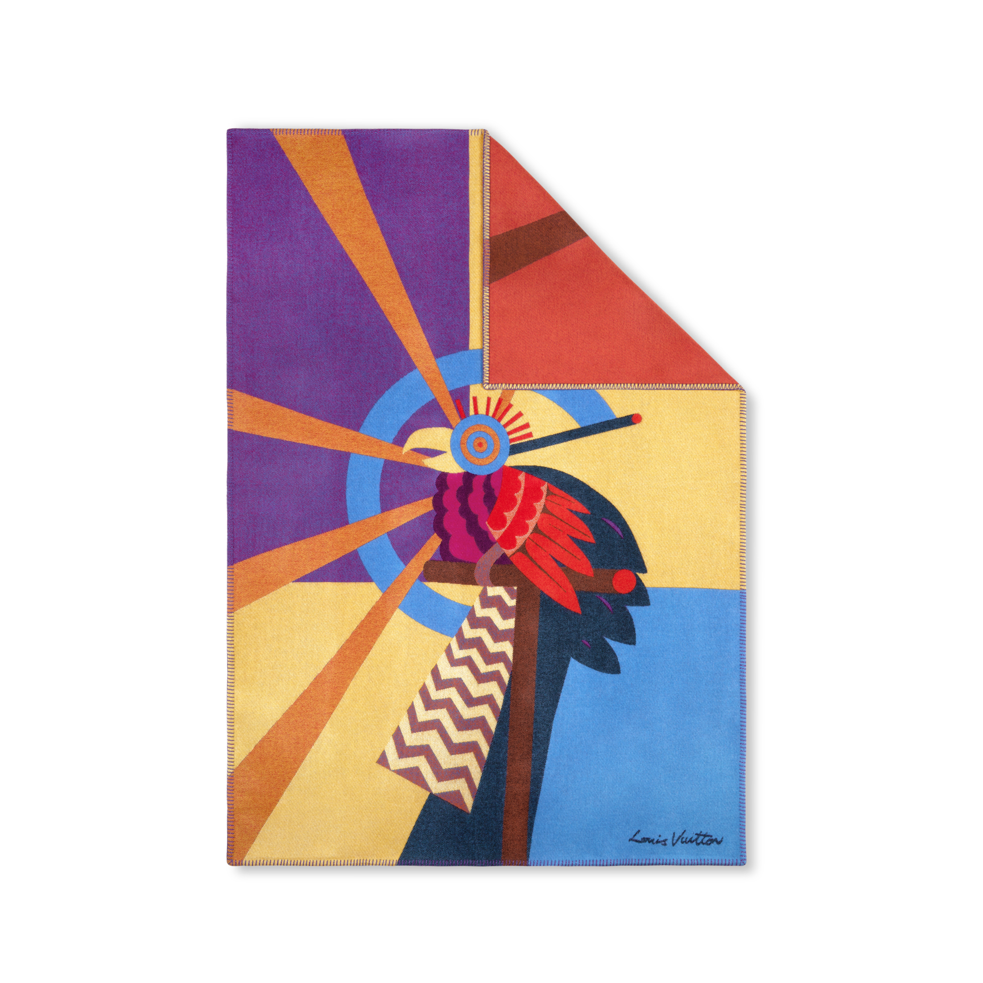 Animali Fantastici Parrot Throw Blanket  in Trunks, Travel and Home