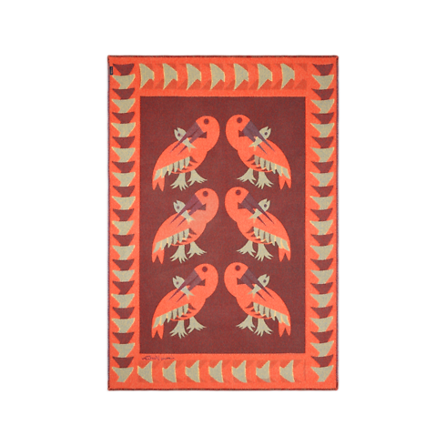 Animali Fantastici Pelican Throw Blanket in Trunks, Travel and Home's Home and Art of Dining Home Textile collections by Louis Vuitton (Product zoom)