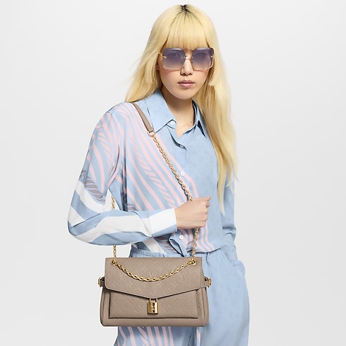 Anytime Flap Bag Monogram Empreinte Leather in Women's Handbags Handbags collections by Louis Vuitton (Product zoom)