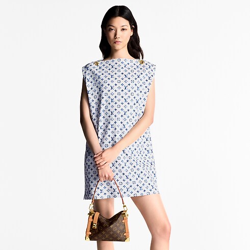 Aquarelle Monogram Eyelet Dress in Women's Ready-to-Wear Dresses collections by Louis Vuitton (Product zoom)