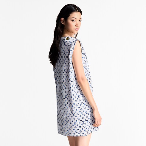 Aquarelle Monogram Eyelet Dress in Women's Ready-to-Wear Dresses collections by Louis Vuitton (Product zoom)