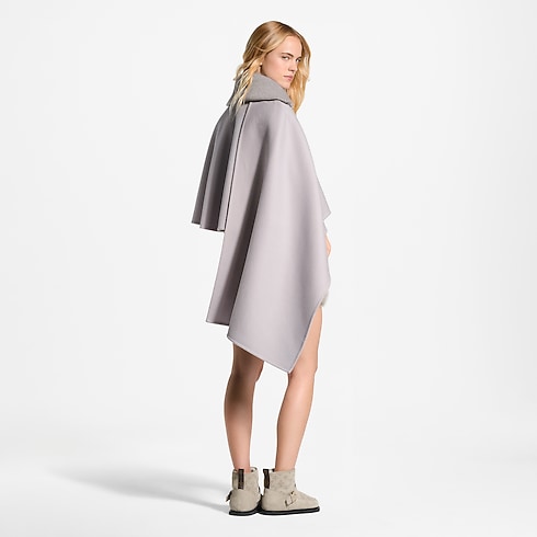 Asymmetrical Mahina Cape Coat in Women's Ready-to-Wear Coats and Jackets collections by Louis Vuitton (Product zoom)