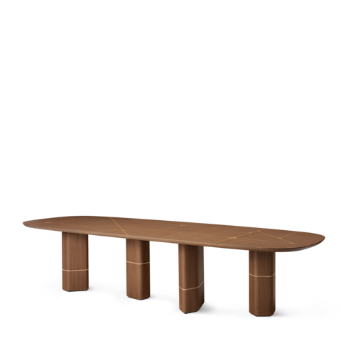 Atlas Dining Table GM in Trunks, Travel and Home's Home and Art of Dining Furniture collections by Louis Vuitton (Product zoom)