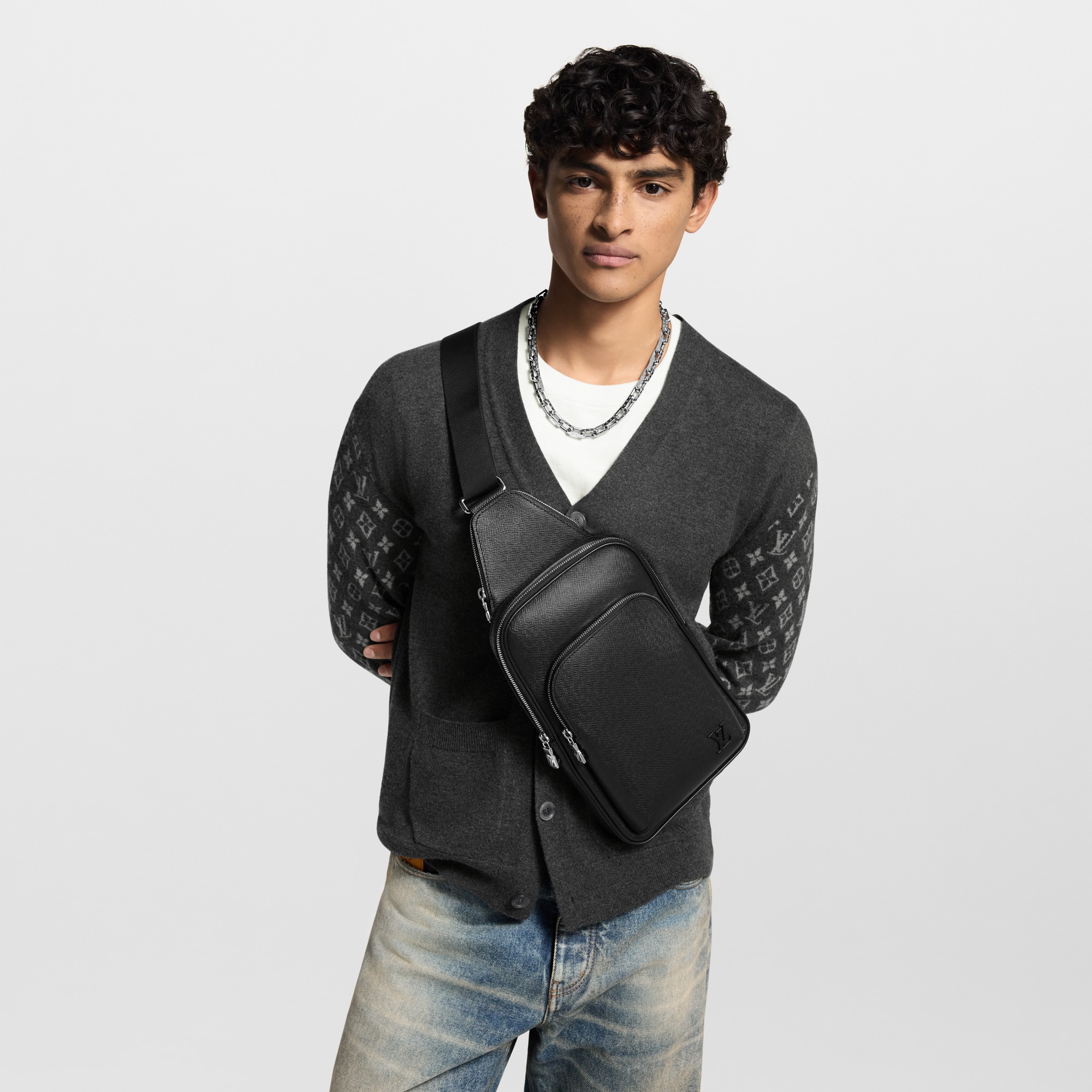 Avenue Slingbag Taiga Leather in Men