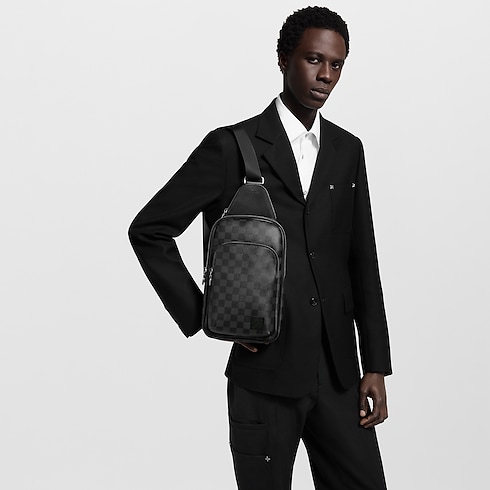 Avenue Slingbag Damier Graphite Canvas in Men's Bags All Collections collections by Louis Vuitton (Product zoom)