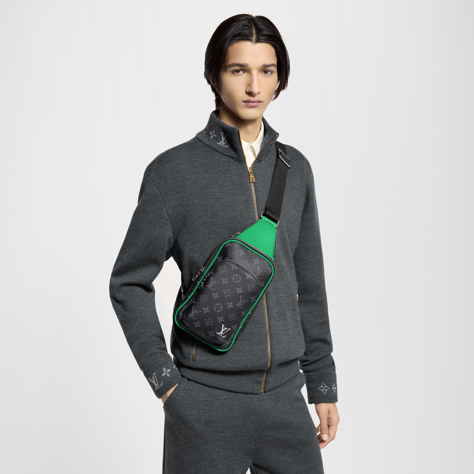 Avenue Slingbag PM Monogram Eclipse Canvas in Bags and Small Leather Goods