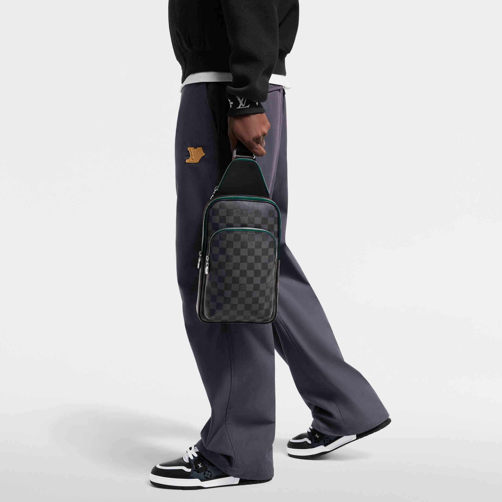 Avenue Slingbag PM Damier Graphite Canvas in Bags and Small Leather Goods