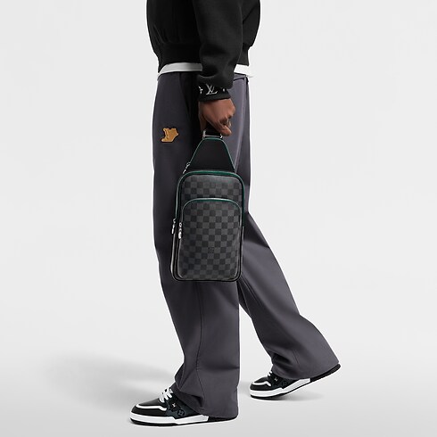 Avenue Slingbag PM Damier Graphite Canvas in Bags and Small Leather Goods's Men Bags Newness collections by Louis Vuitton (Product zoom)