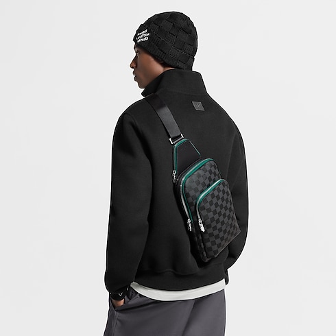 Avenue Slingbag PM Damier Graphite Canvas in Bags and Small Leather Goods's Men Bags Newness collections by Louis Vuitton (Product zoom)