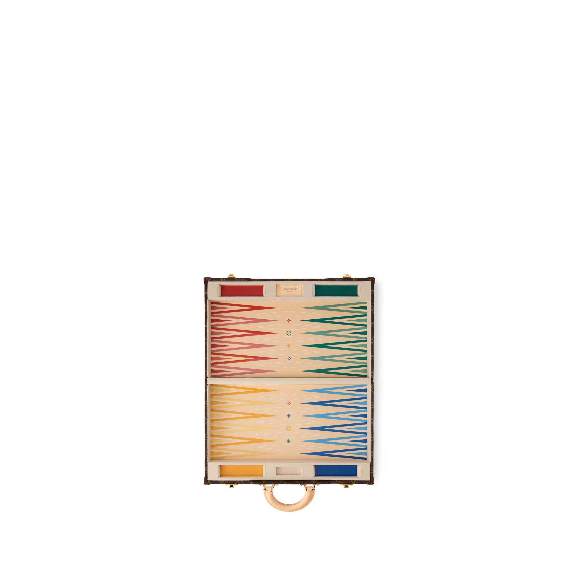 Backgammon Box Monogram Canvas in Trunks, Travel and Home