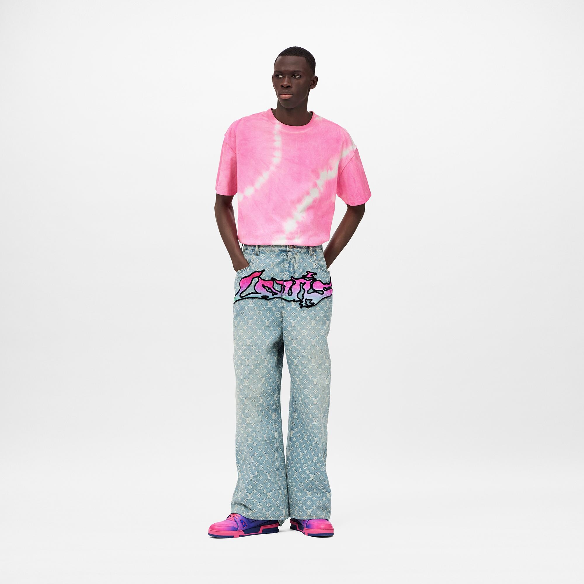 Baggy Denim Trousers - Ready-to-Wear 