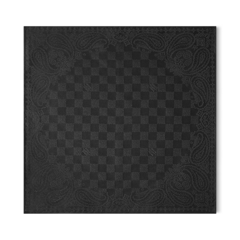 Bandana Damier Pocket Square S00 in Men's Accessories Ties and Pocket Squares collections by Louis Vuitton (Product zoom)