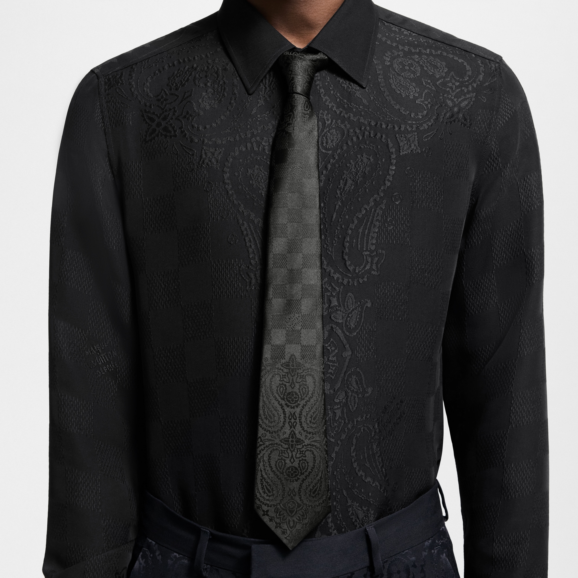 Bandana Damier Tie S00 in Men