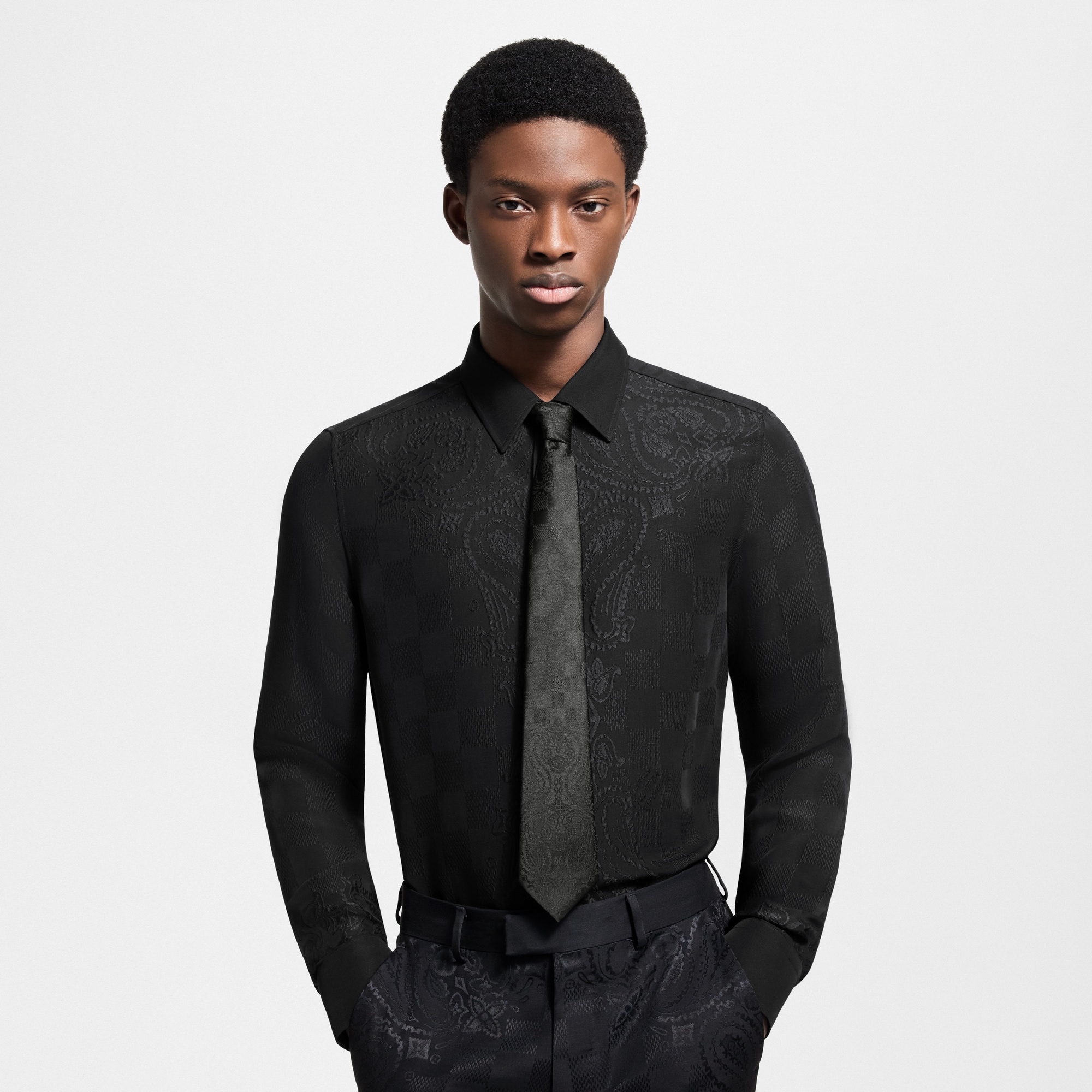 Bandana Damier Tie S00 in Men