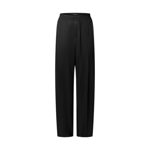 Bead-Embellished Silk Pajama Pants in Men's Ready-to-Wear Trousers collections by Louis Vuitton (Product zoom)