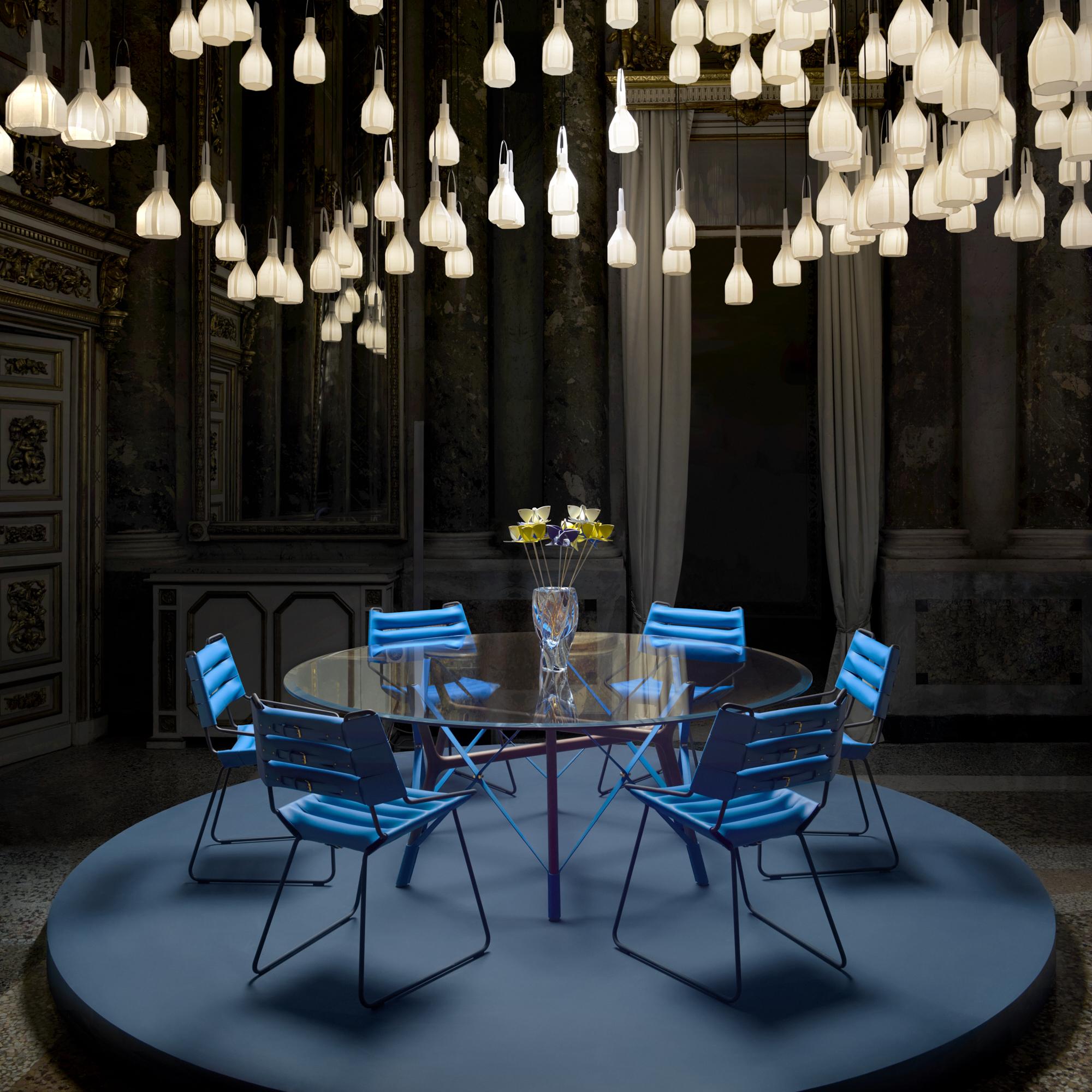 Bell Lamp By Edward Barber & Jay Osgerby Leather & Other Materials in New