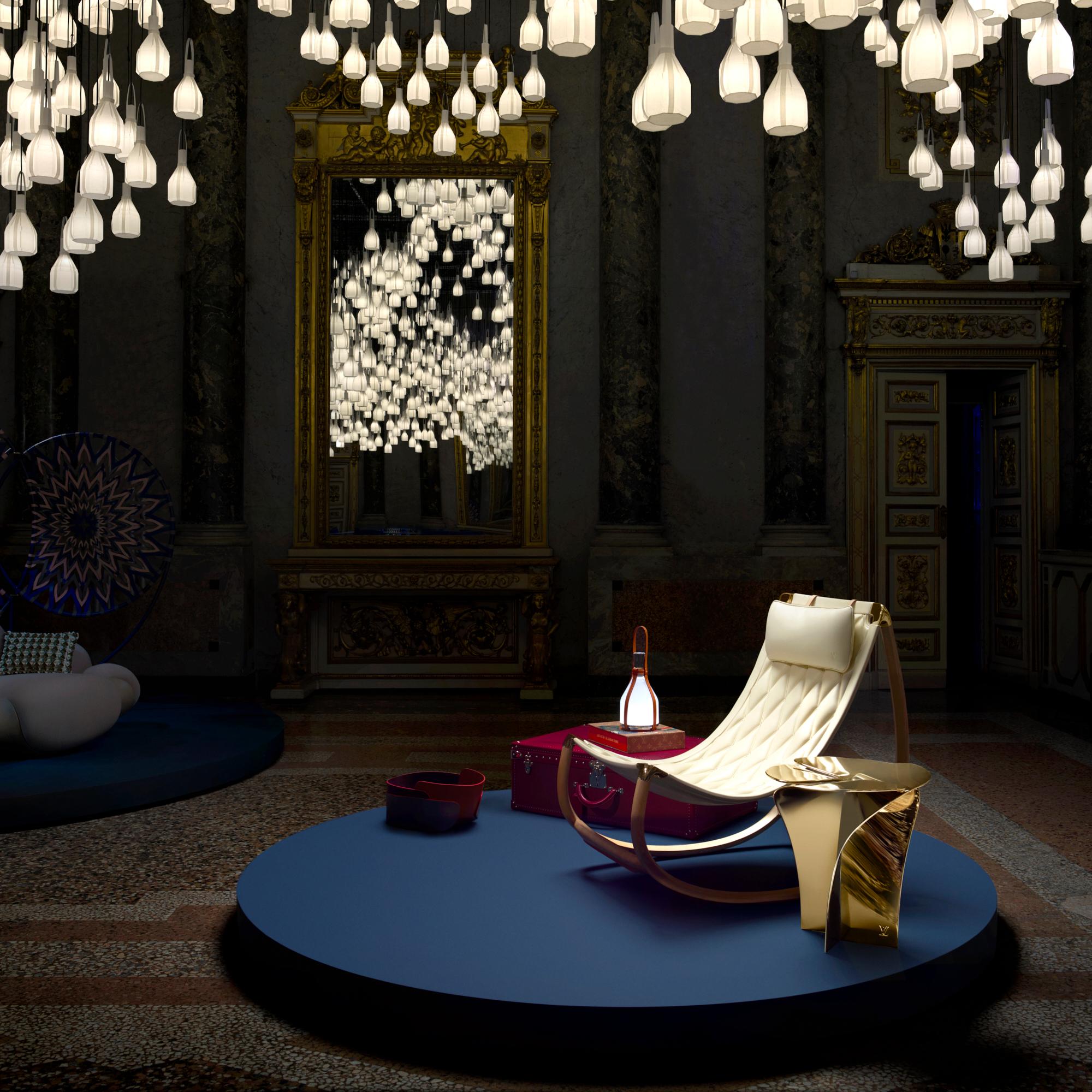 Bell Lamp By Edward Barber and Jay Osgerby Leather & Other Materials in New