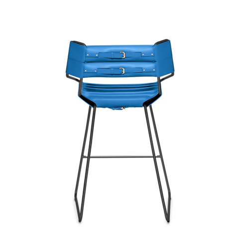 Belt Bar Stool By Atelier Oï in Trunks, Travel and Home's Home and Art of Dining Furniture collections by Louis Vuitton (Product zoom)