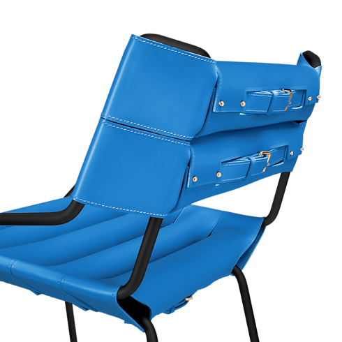 Belt Bar Stool By Atelier Oï in Trunks, Travel and Home's Home and Art of Dining Furniture collections by Louis Vuitton (Product zoom)