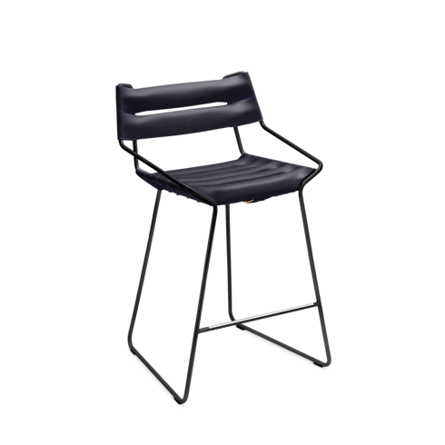 Belt Bar Stool By Atelier Oï in Trunks, Travel and Home's Home and Art of Dining Furniture collections by Louis Vuitton (Product zoom)