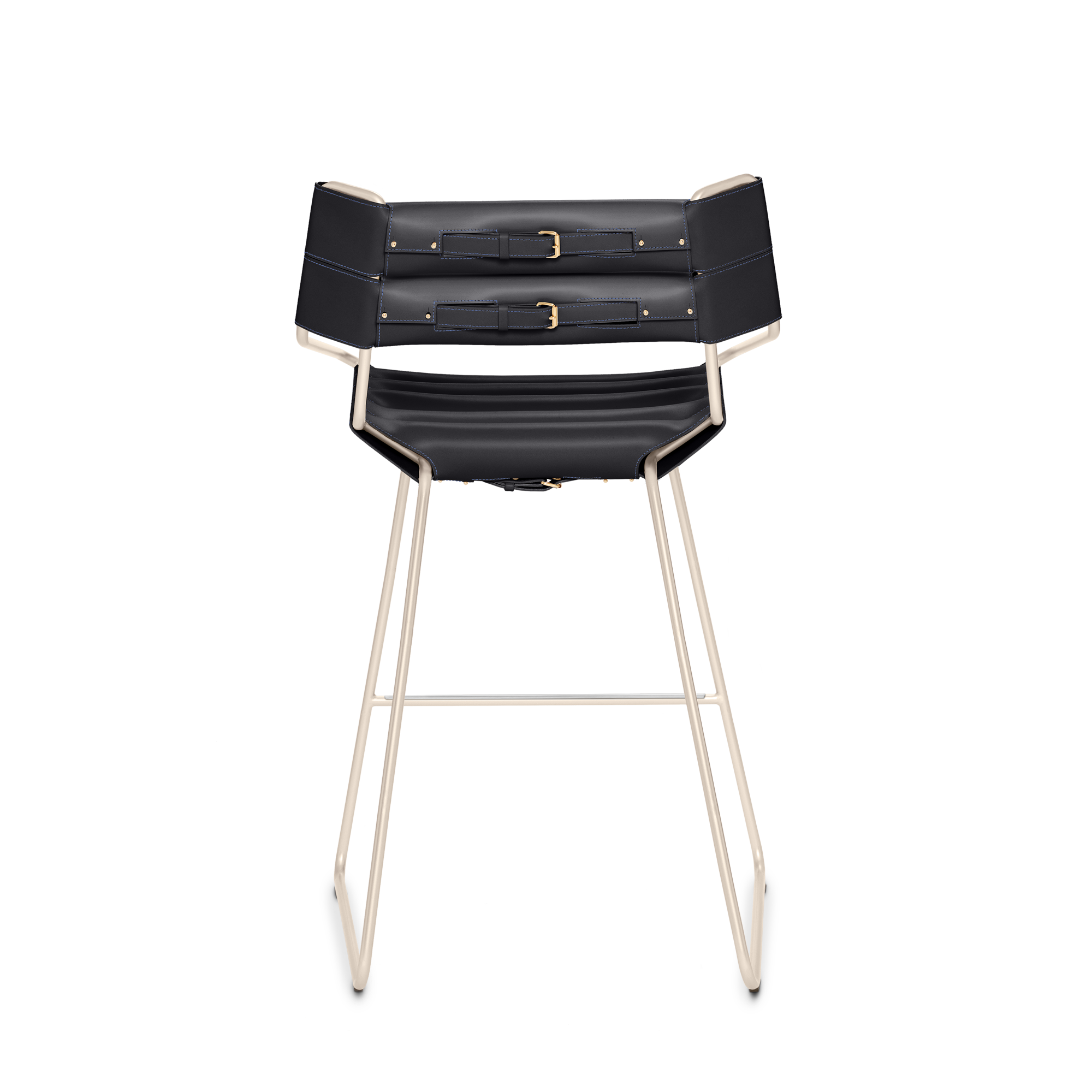 Belt Bar Stool By Atelier Oï  in Trunks, Travel and Home