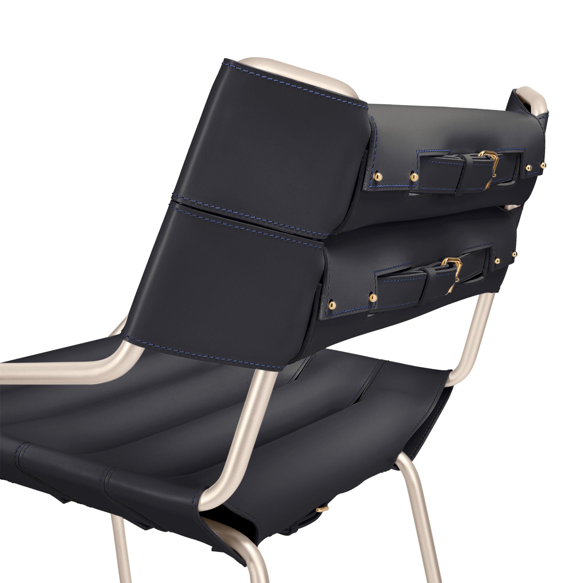 Belt Bar Stool By Atelier Oï  in Trunks, Travel and Home