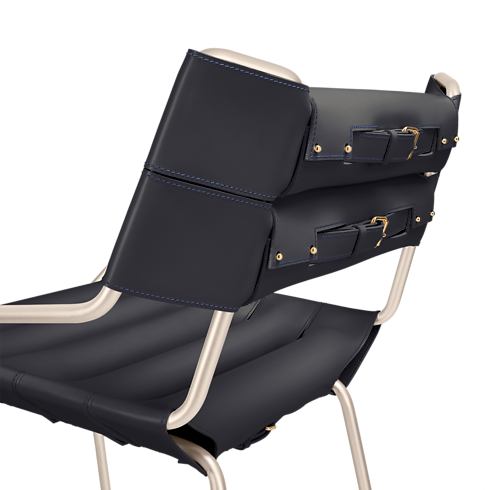 Belt Bar Stool By Atelier Oï in Trunks, Travel and Home's Home and Art of Dining Furniture collections by Louis Vuitton (Product zoom)