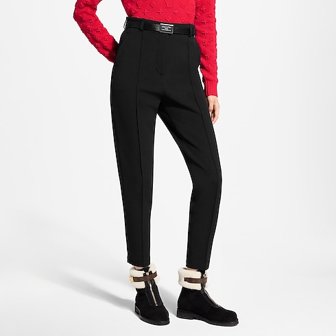 Belted Seam Detail Pants back view