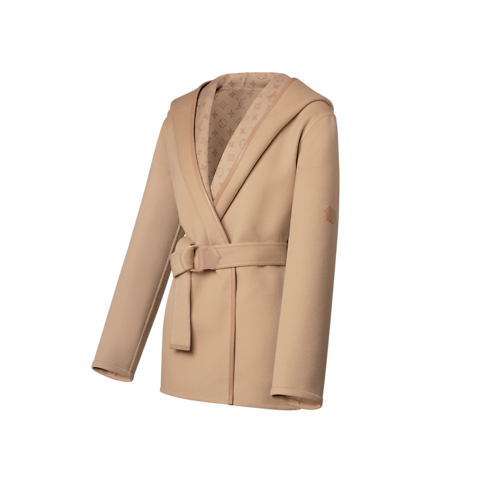Belted Short Wrap Pea Coat in Women's Ready-to-Wear Coats and Jackets collections by Louis Vuitton (Product zoom)