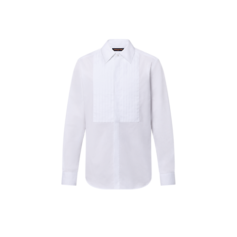 Bib-Front Cotton Evening Shirt in Men's Ready-to-Wear Shirts collections by Louis Vuitton (Product zoom)
