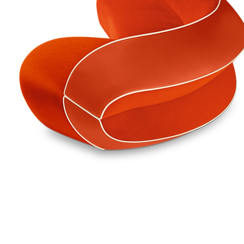 Binda Sofa By Raw Edges in Trunks, Travel and Home's Home and Art of Dining Furniture collections by Louis Vuitton (Product zoom)