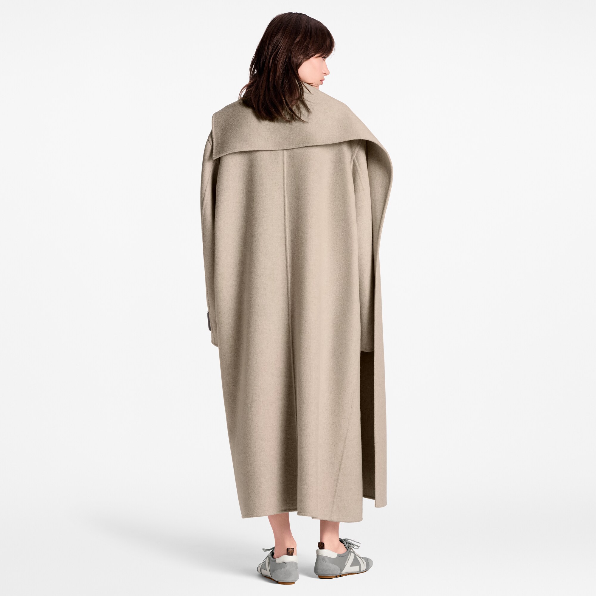 Blanket Scarf Coat  in Women