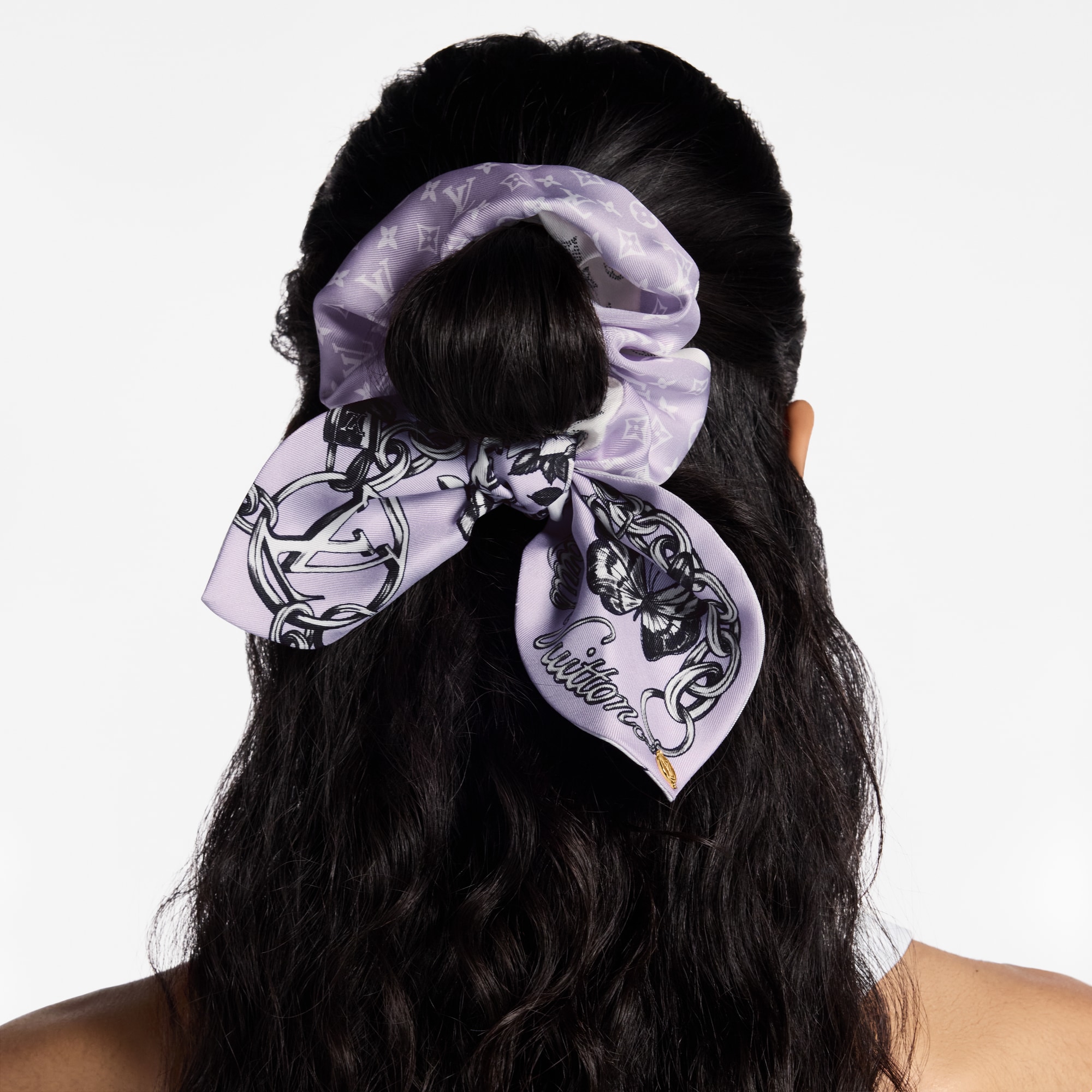 Blooming Monogram Scrunchy S00 in Women