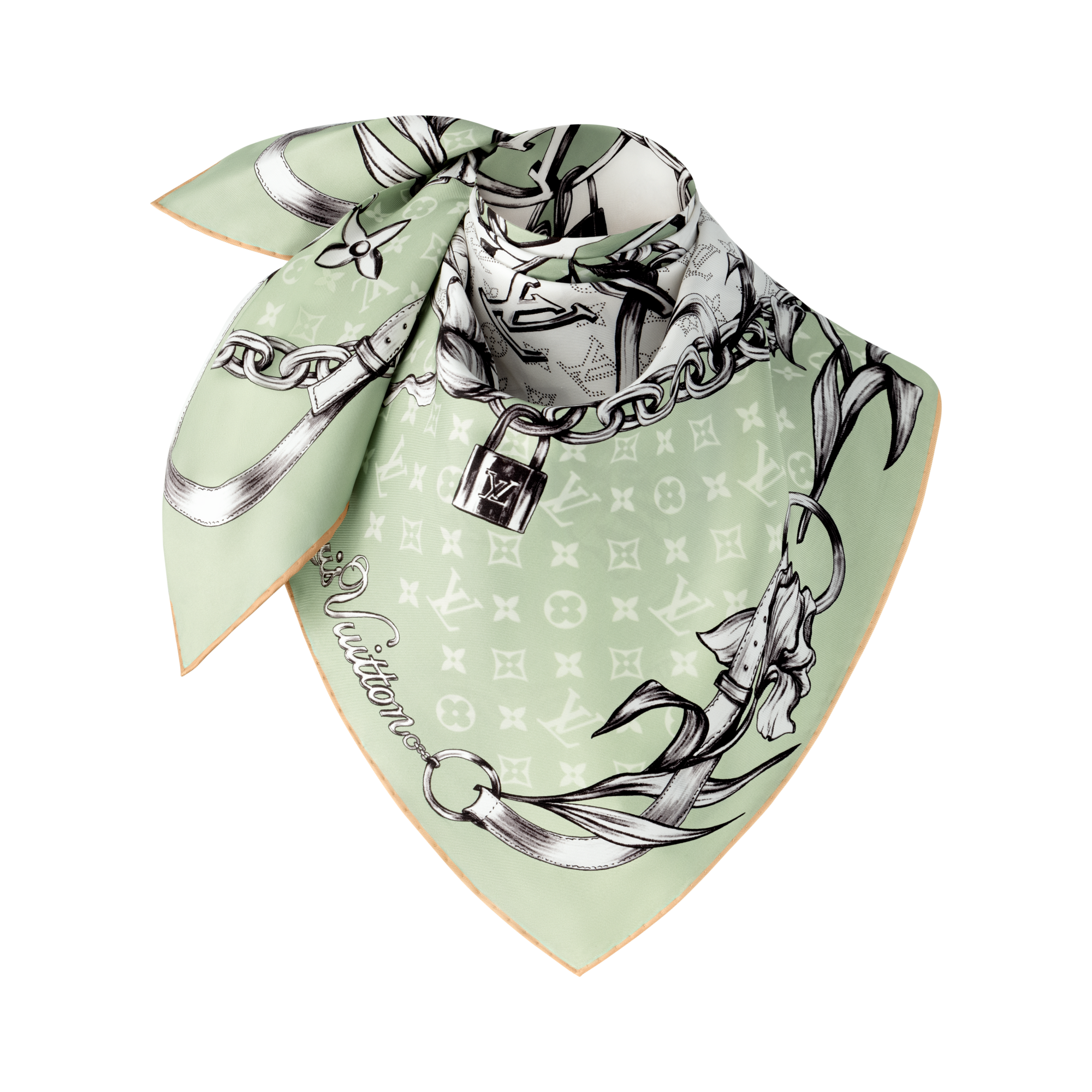 Blooming Monogram Square 90 S00 in Women