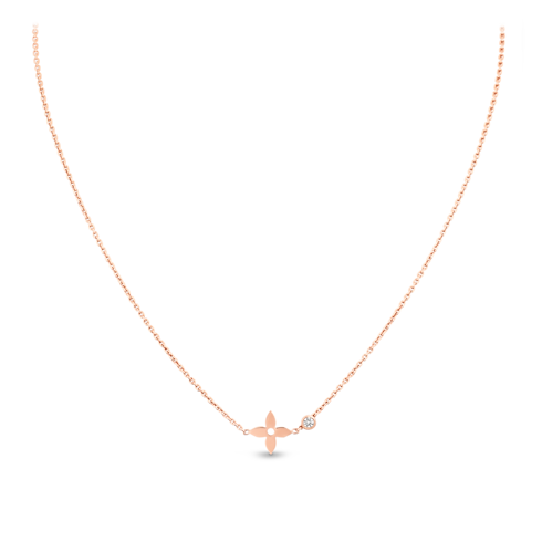 Blossom pendant, pink gold and diamond in Jewellery's Categories Necklaces and Pendants collections by Louis Vuitton (Product zoom)