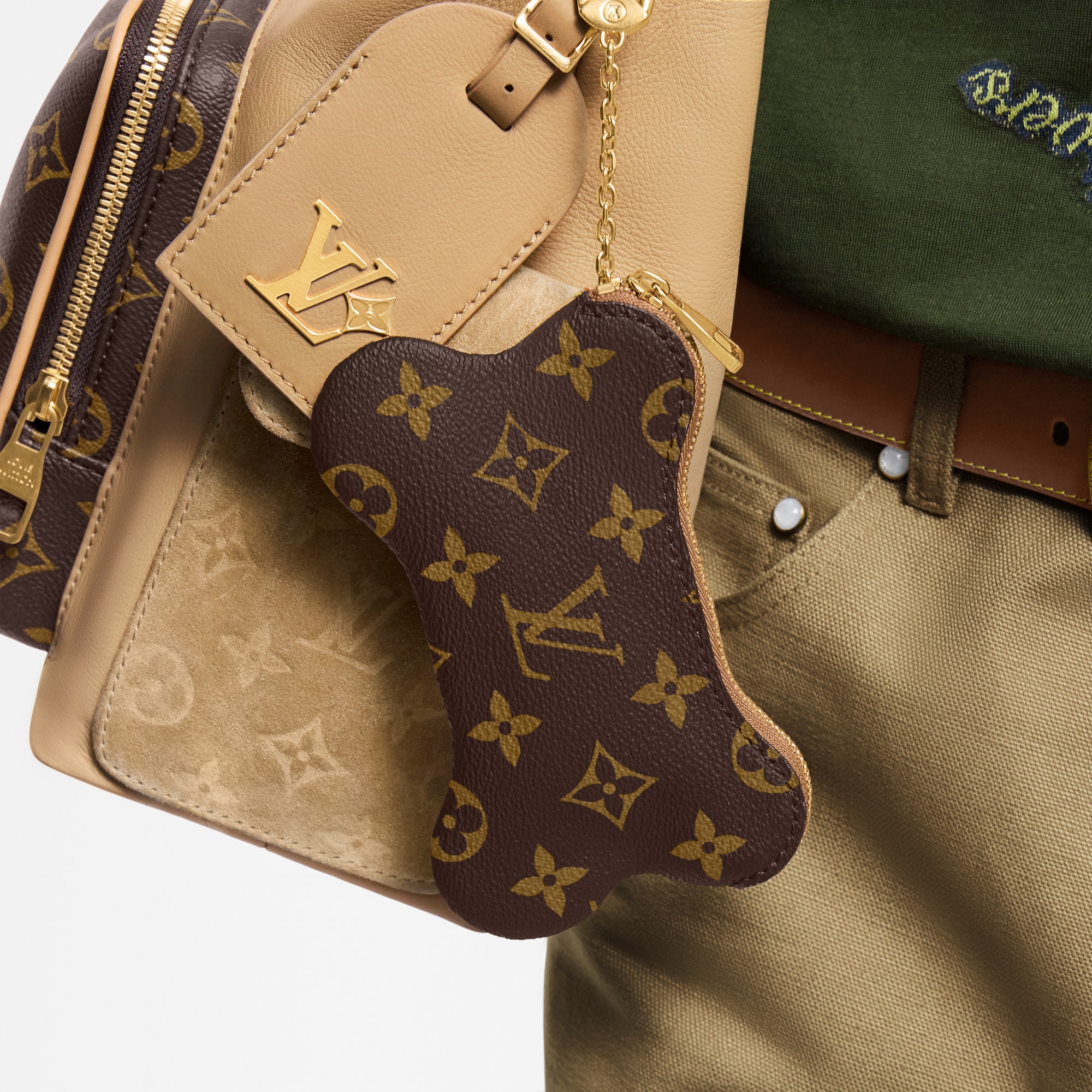 Bone Key Pouch Monogram Canvas in Bags and Small Leather Goods