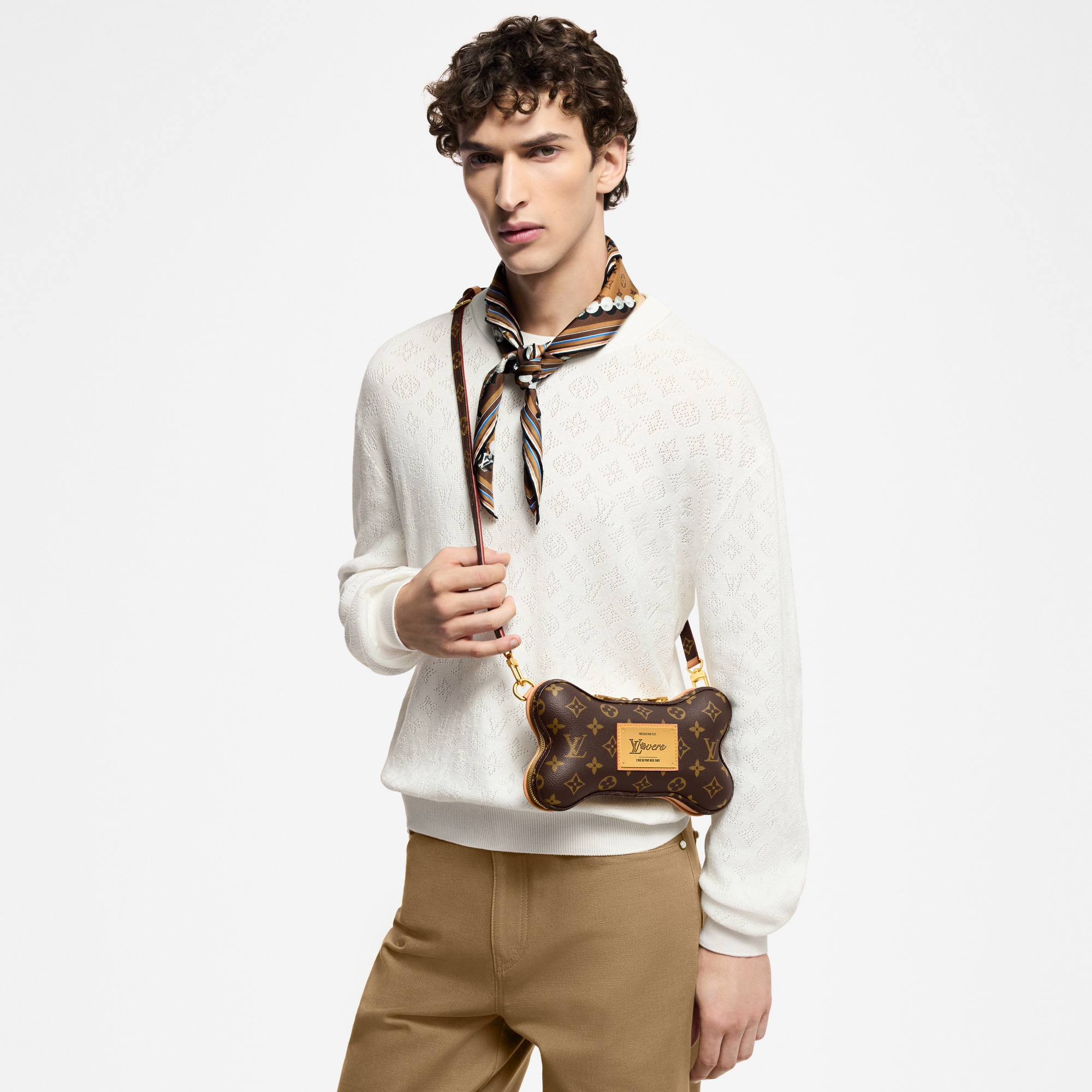 Bone Wearable Wallet Monogram Canvas in Men