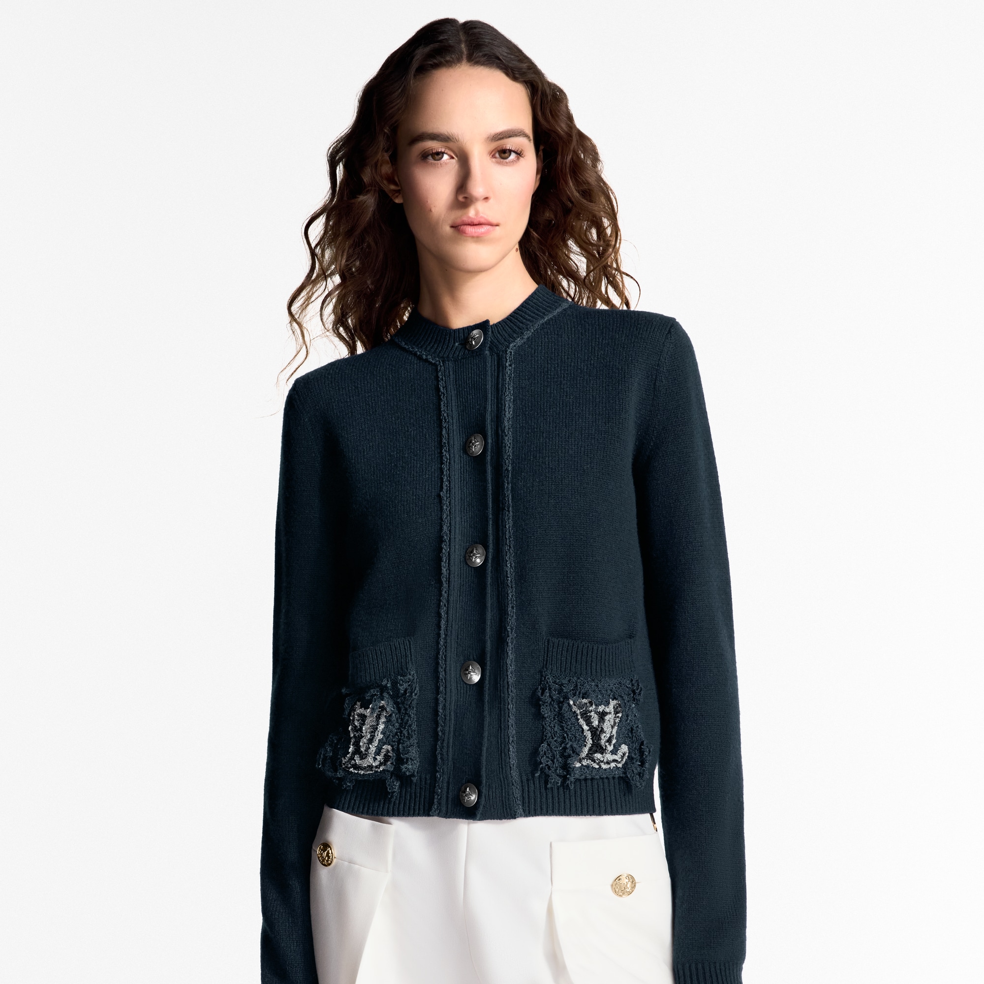 Bouclé Pocket Cardigan  in Women
