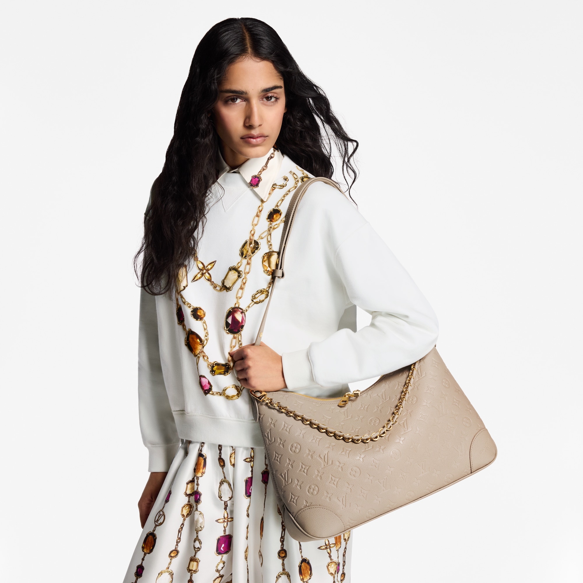 Boulogne GM Monogram Empreinte Leather in Women