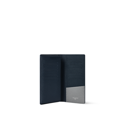 Brazza Wallet Taiga Leather in Bags and Small Leather Goods's Men Small Leather Goods Compact & Long Wallets collections by Louis Vuitton (Product zoom)