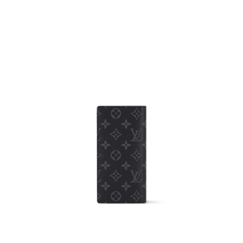 Brazza Wallet Monogram Eclipse in Bags and Small Leather Goods's Leather Goods Personalisation } collections by Louis Vuitton (Product zoom)