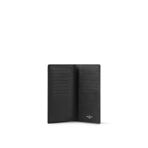 Brazza Wallet Monogram Eclipse in Bags and Small Leather Goods's Leather Goods Personalisation } collections by Louis Vuitton (Product zoom)