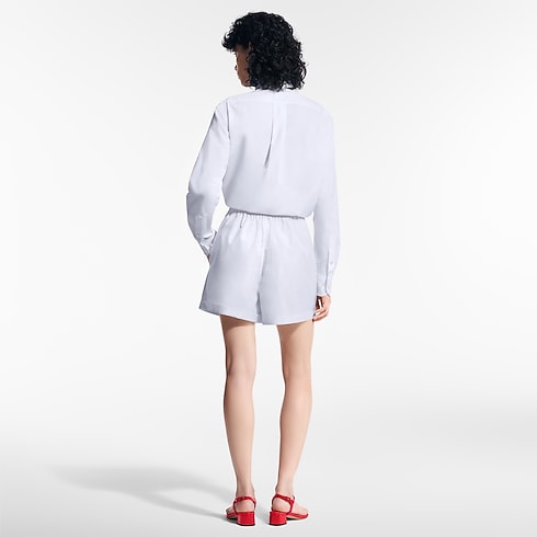 Broderie LV Boxer Shorts in Women's Ready-to-Wear Skirts and Shorts collections by Louis Vuitton (Product zoom)