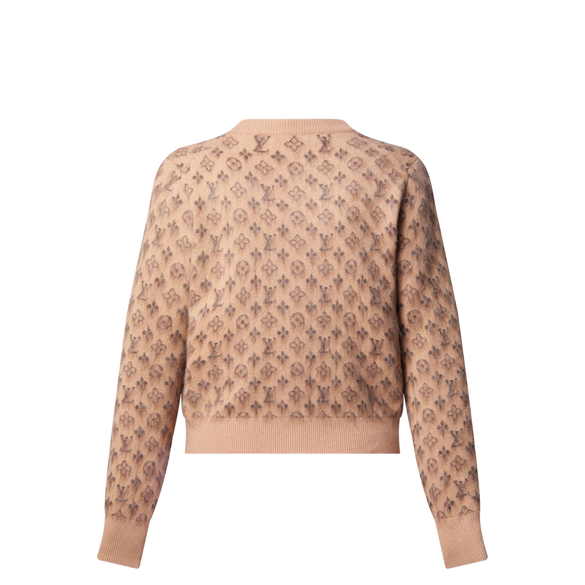 Brushed Monogram Cardigan  in Women
