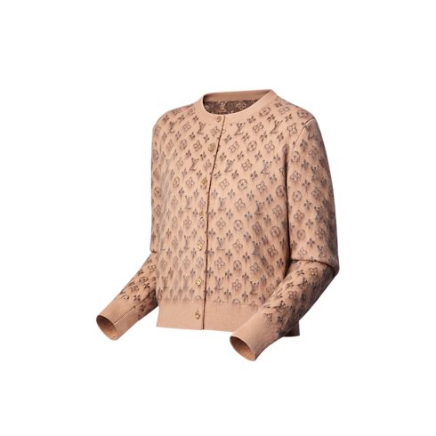 Brushed Monogram Cardigan in Women's Ready-to-Wear Knitwear collections by Louis Vuitton (Product zoom)