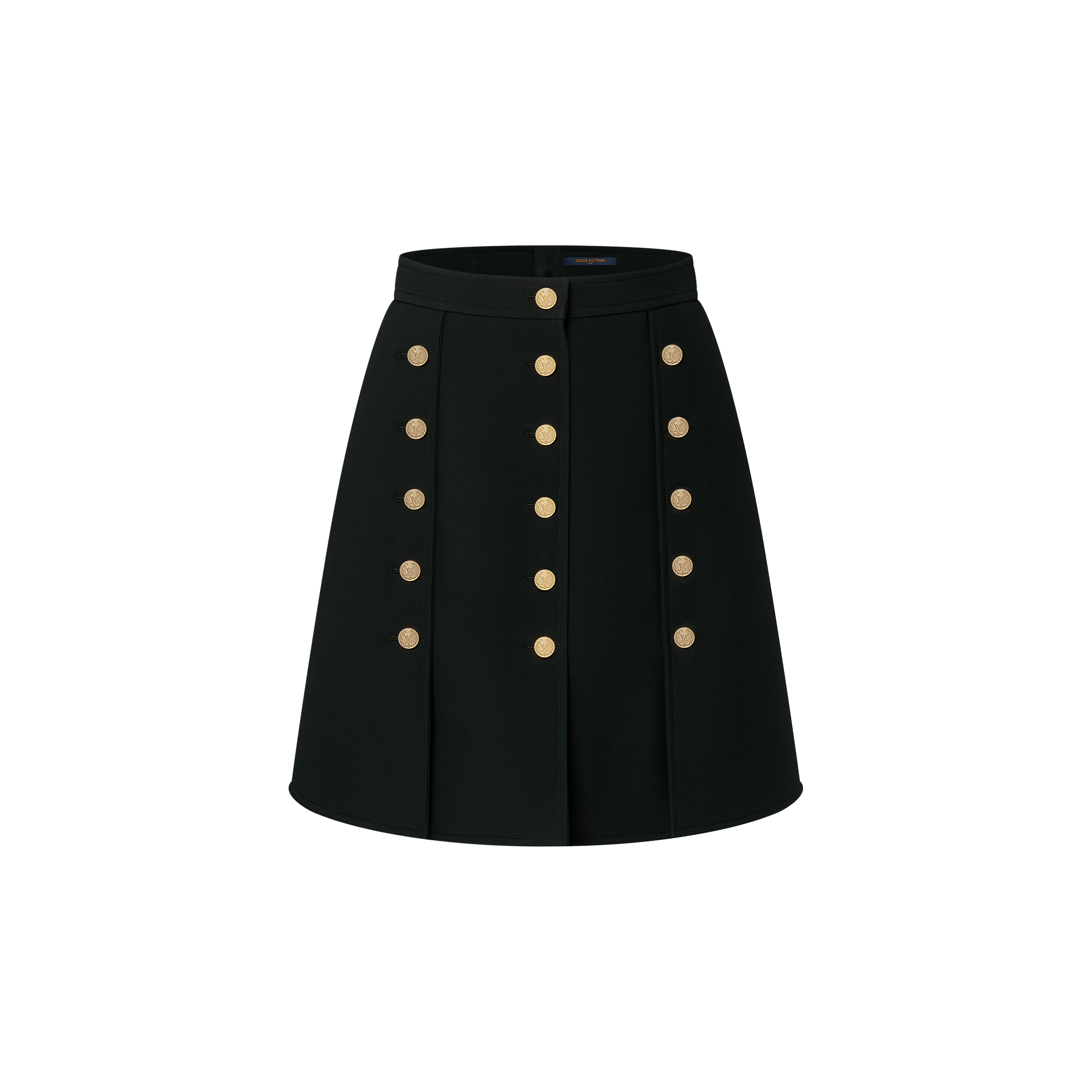 Button Trim Mini Skirt   in Women